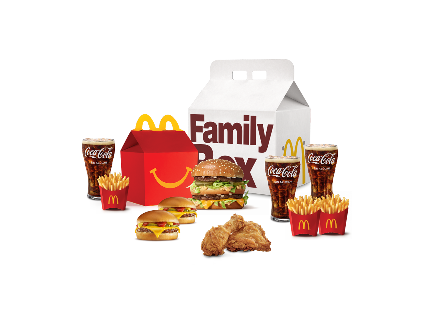Family Box combo 3 adultos y 1 niño