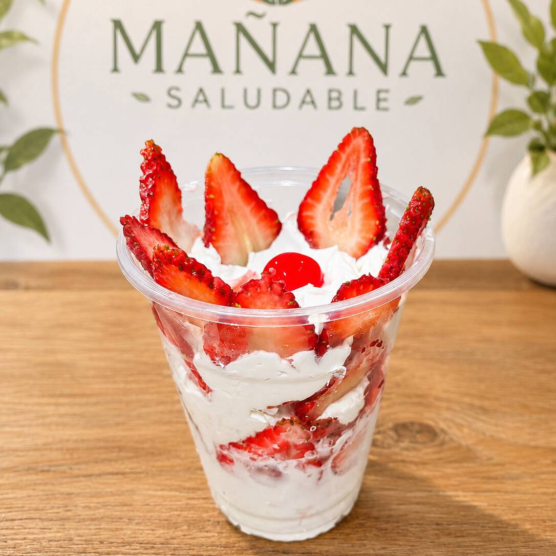 FRESAS CON CREMA