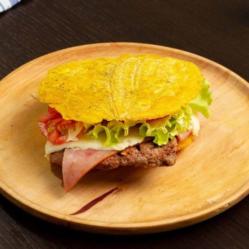 Patacon Burger Doble Carne