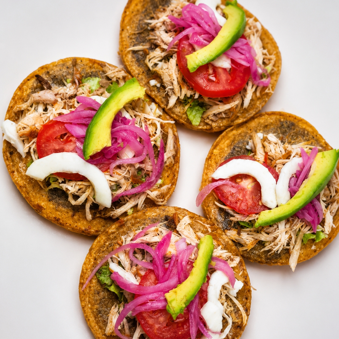 Panuchos de Pollo Asado