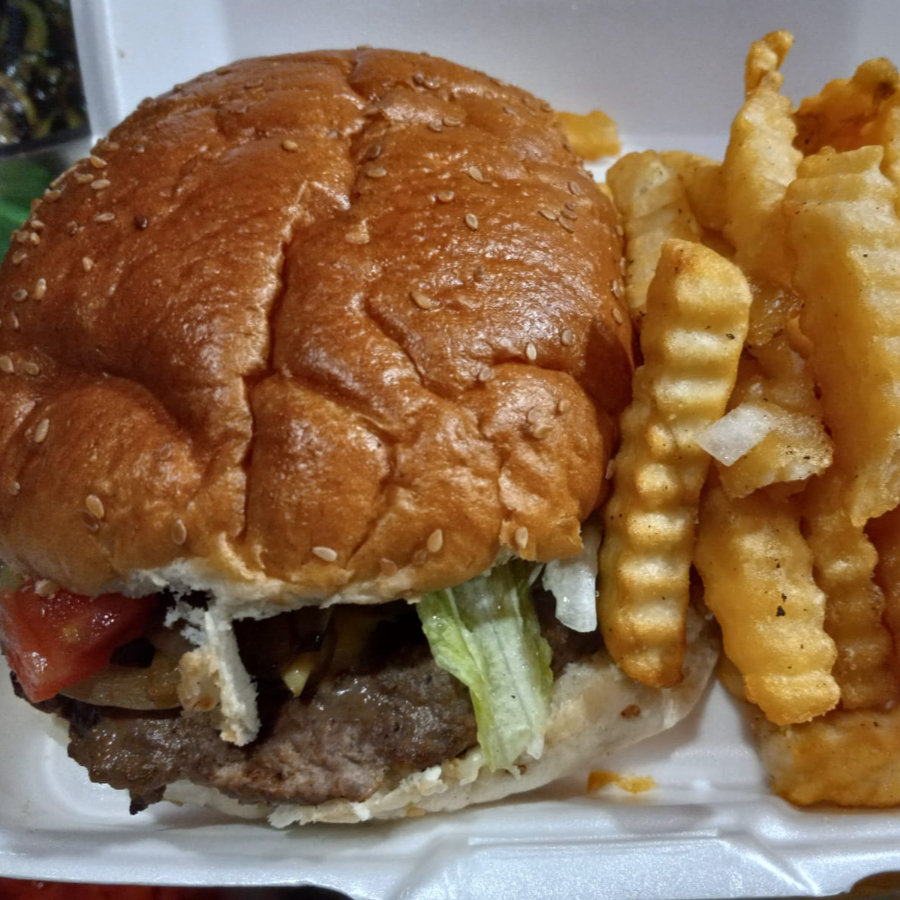 Hamburguesa con Papas