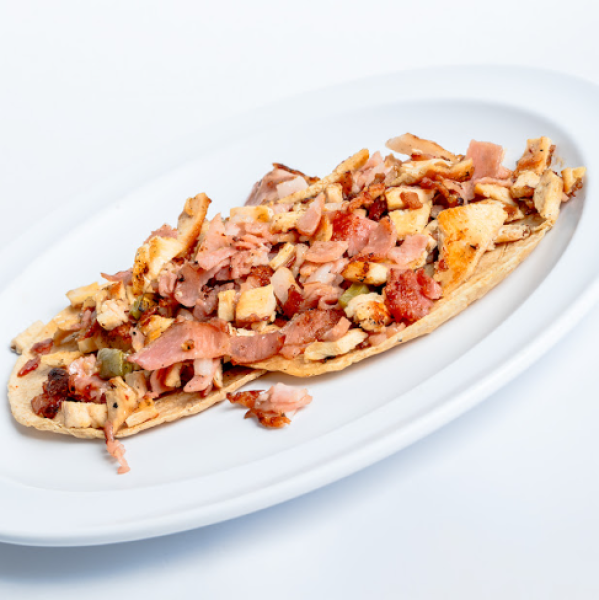 POLLO C/TOCINO (2)TACOS 150grs