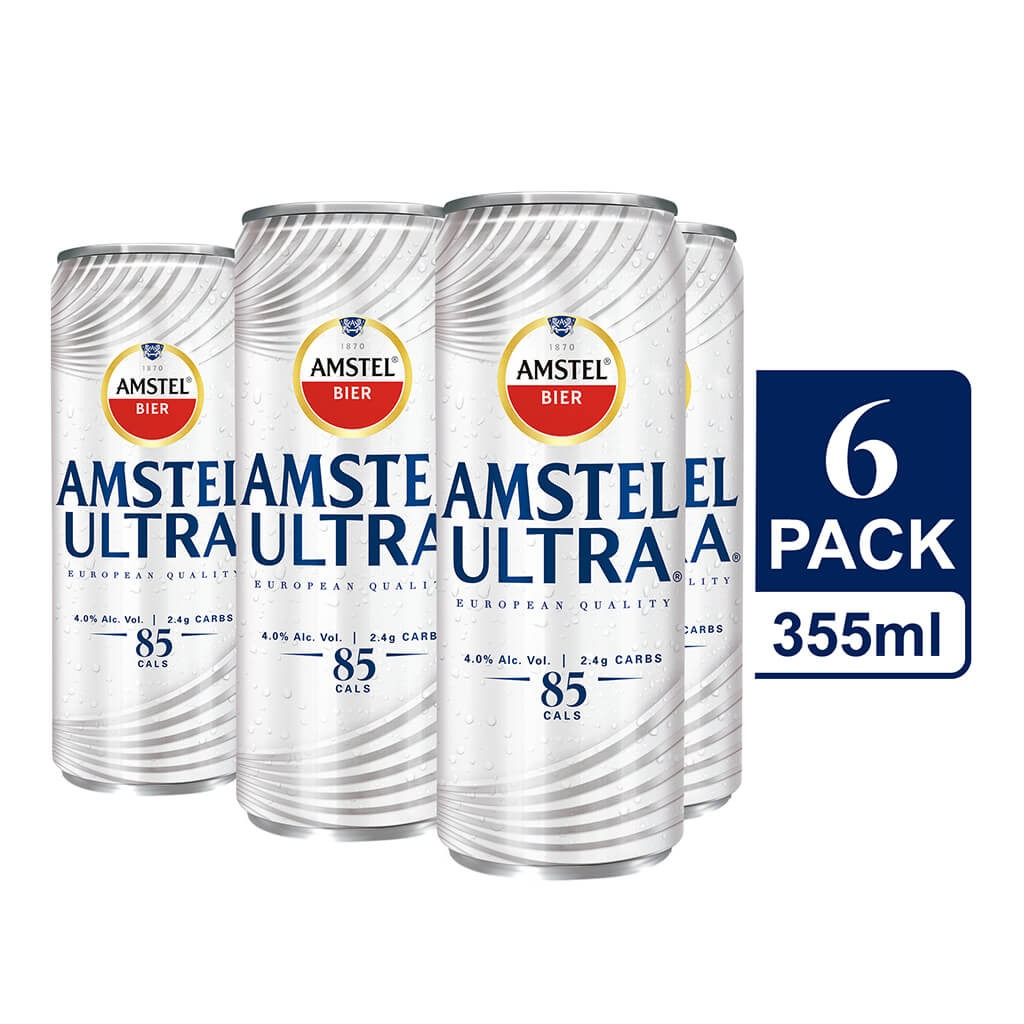 Amstel Ultra Cerveza Six Lata 355ml