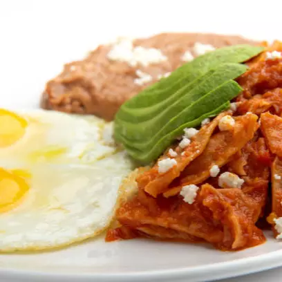 Chilaquiles con Pollo