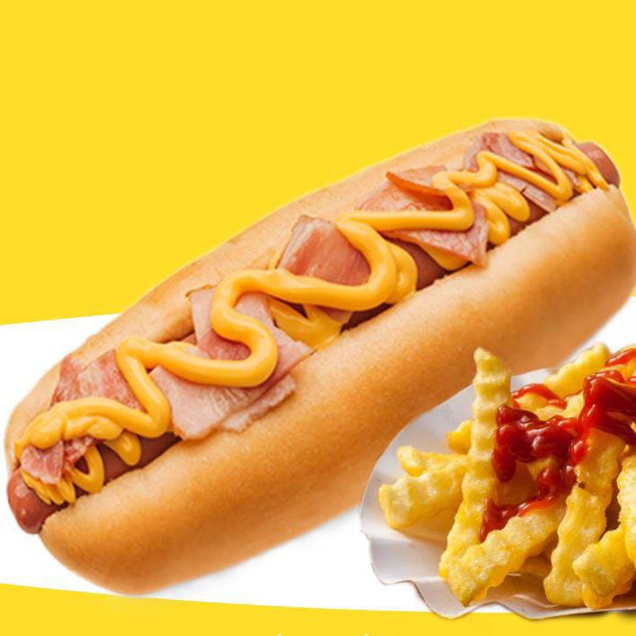 Hotdog Difeer Jumbo Especial con Papas