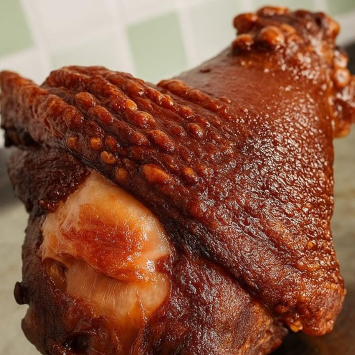 Nosso joelho de porco defumado é daquele tipo de prato que chega fazendo presença: macio por dentro, crocante por fora e com um aroma que conquista antes mesmo da primeira garfada. Dizem que quem prova uma vez vira fã pra sempre… E você, vai tirar uma foto ou vai atacar primeiro?