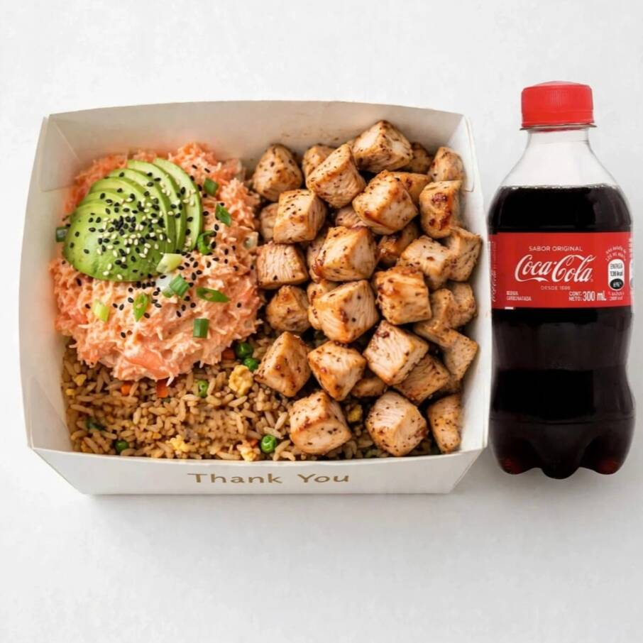 Arroshito de Pollo CH con Coca Cola 300ml