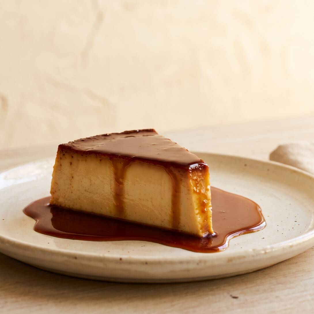 Flan Napolitano, Rebanada