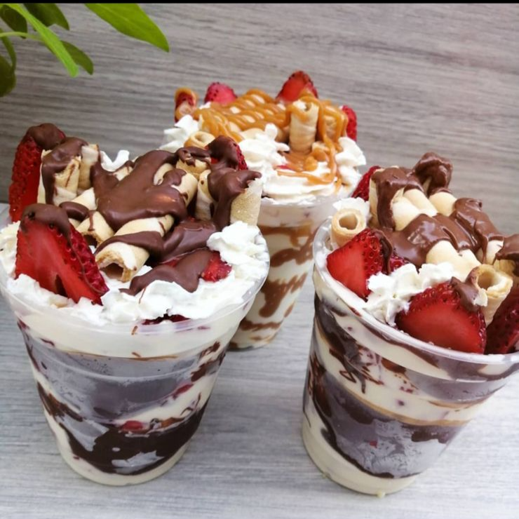 Fresas con Crema y Nutella 9 Oz