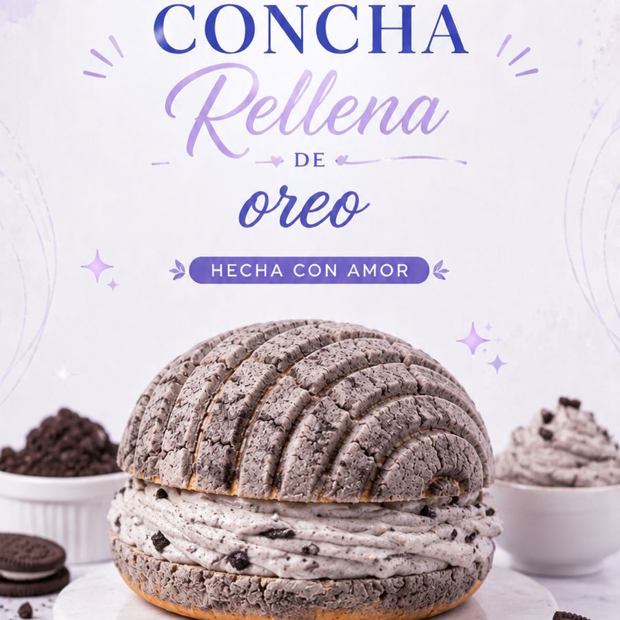 Concha Rellena OREO