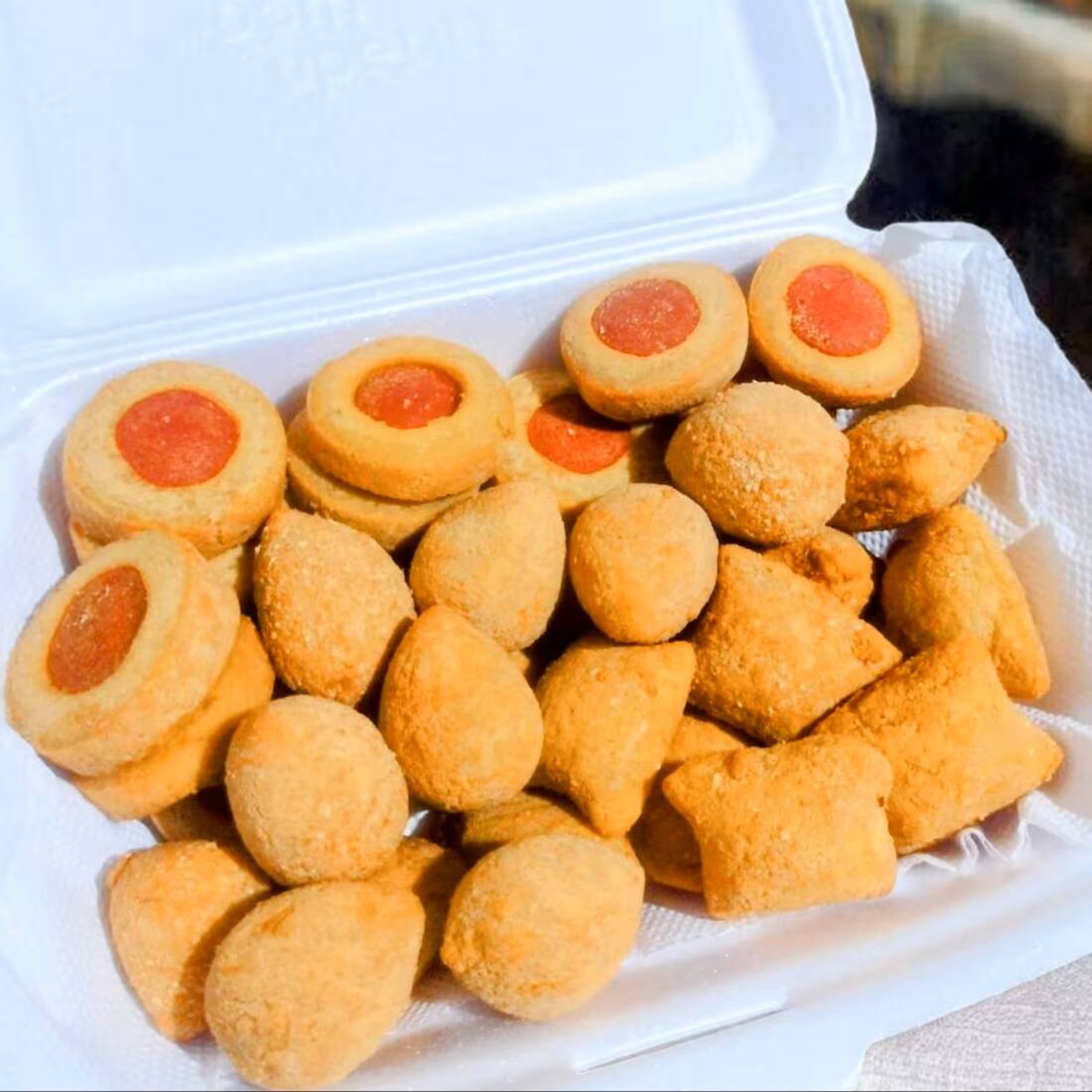 Quentinhos, fritos na hora.