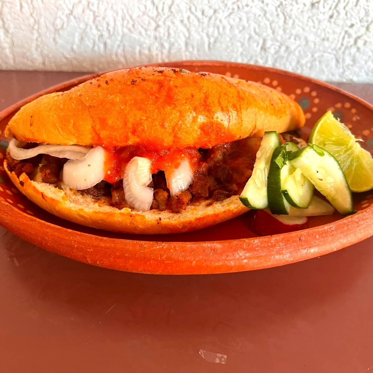 Torta Carnita Dorada Bolillo Grande