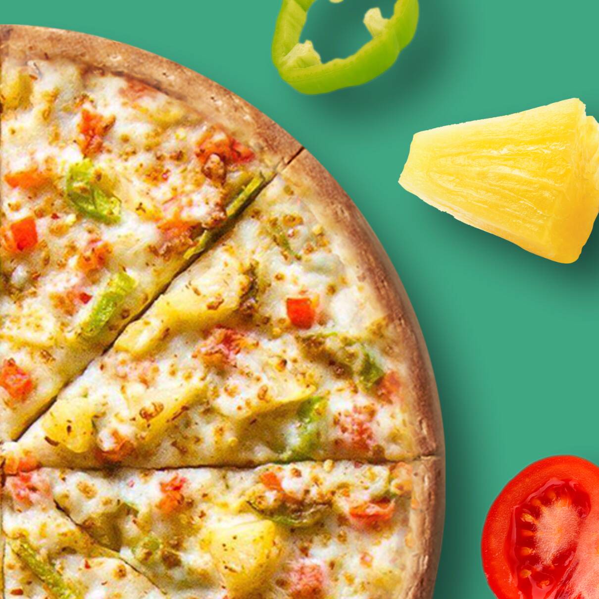 Pizza individual Caribeña