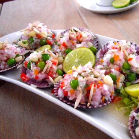 Conchas a la Chalaca 6 uds