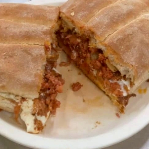 TORTA DE CHORIZO CON QUESO