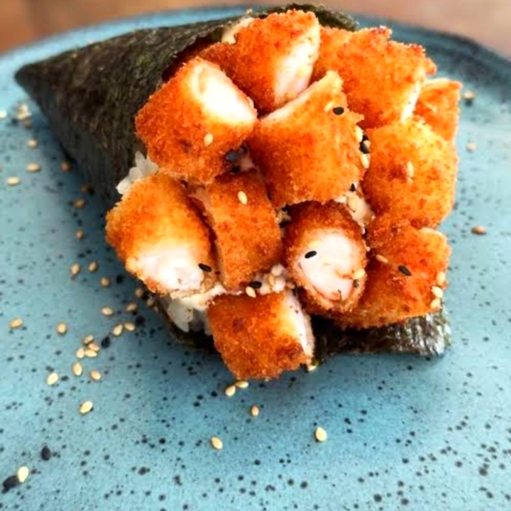 Camarão, Arroz Japonês, Creme Cheese,