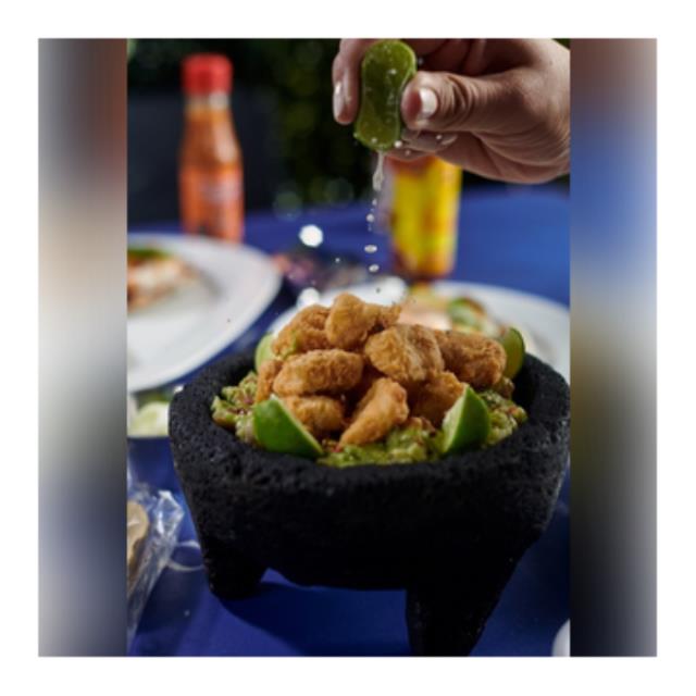 MOLCAJETE CHICHARRON DE PESCADO