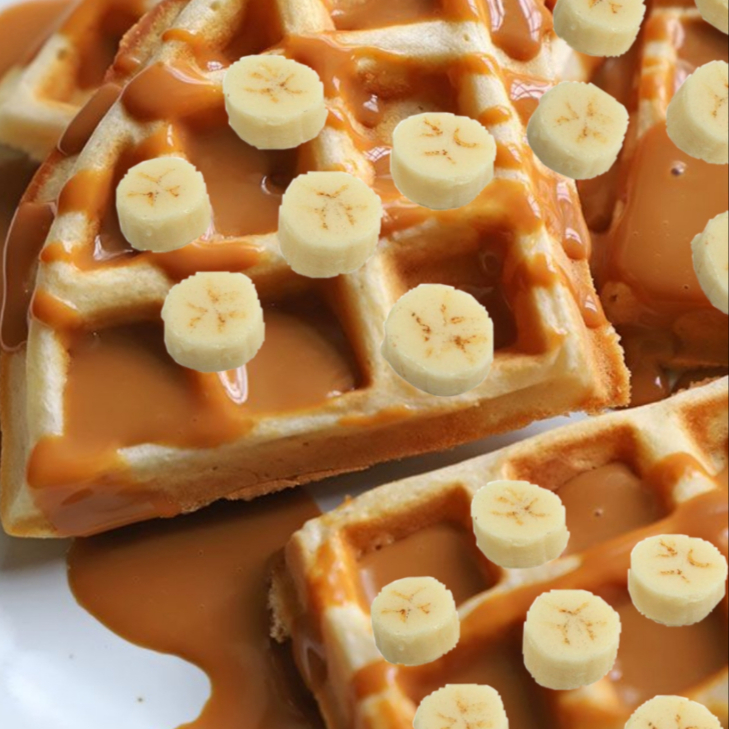 Waffle Con Cajeta