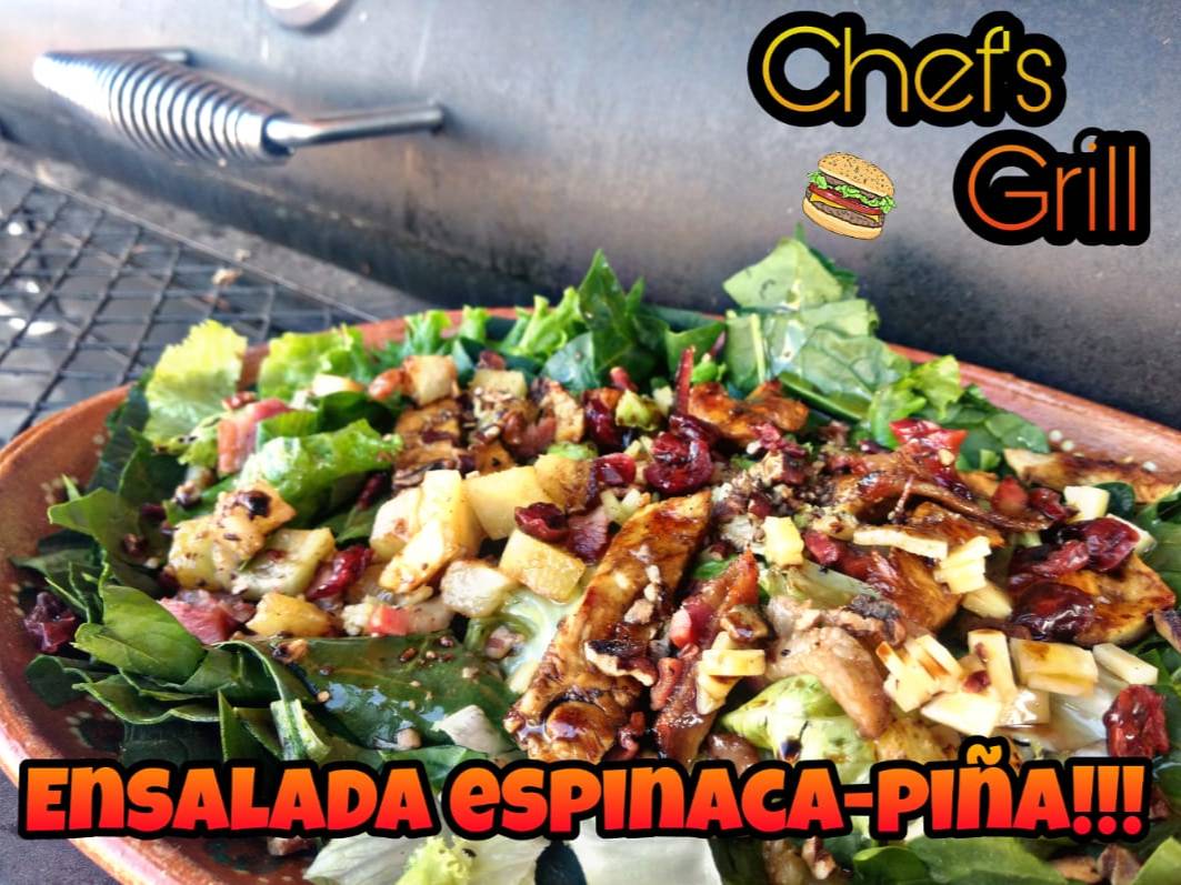 Ensalada de Espinaca y Piña
