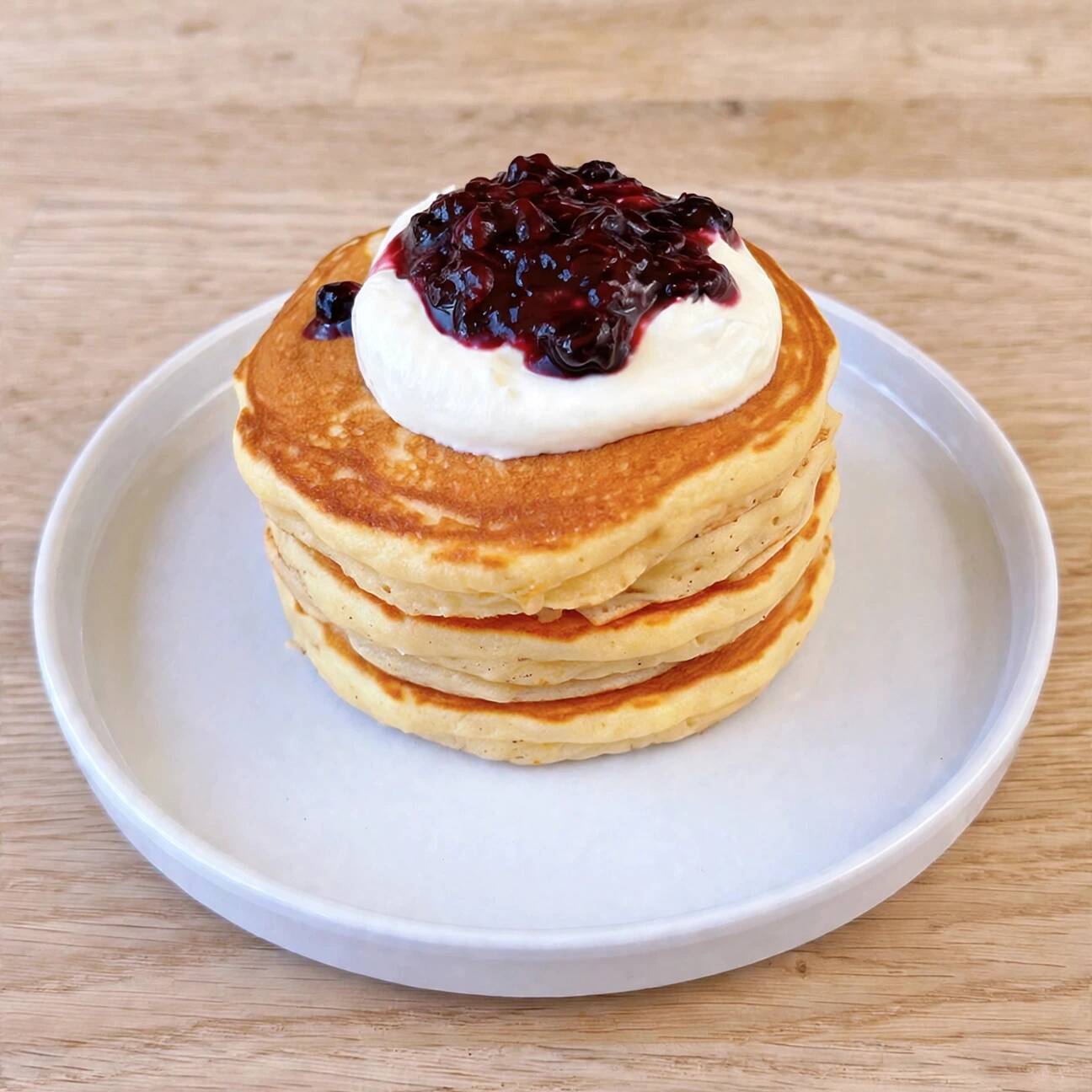 HOTCAKES CON CHEESECAKE