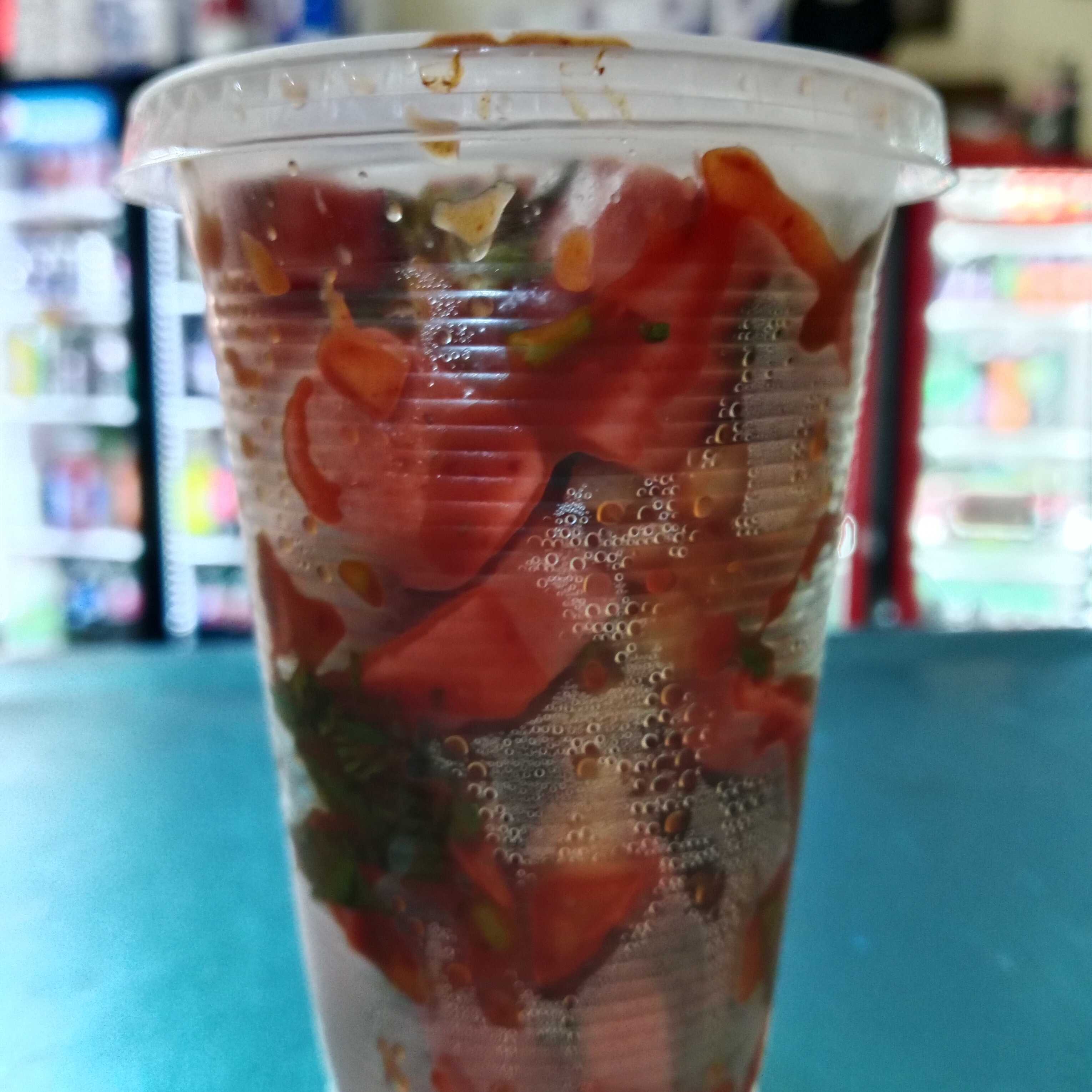 Vasito de Salchicha con Chipotle