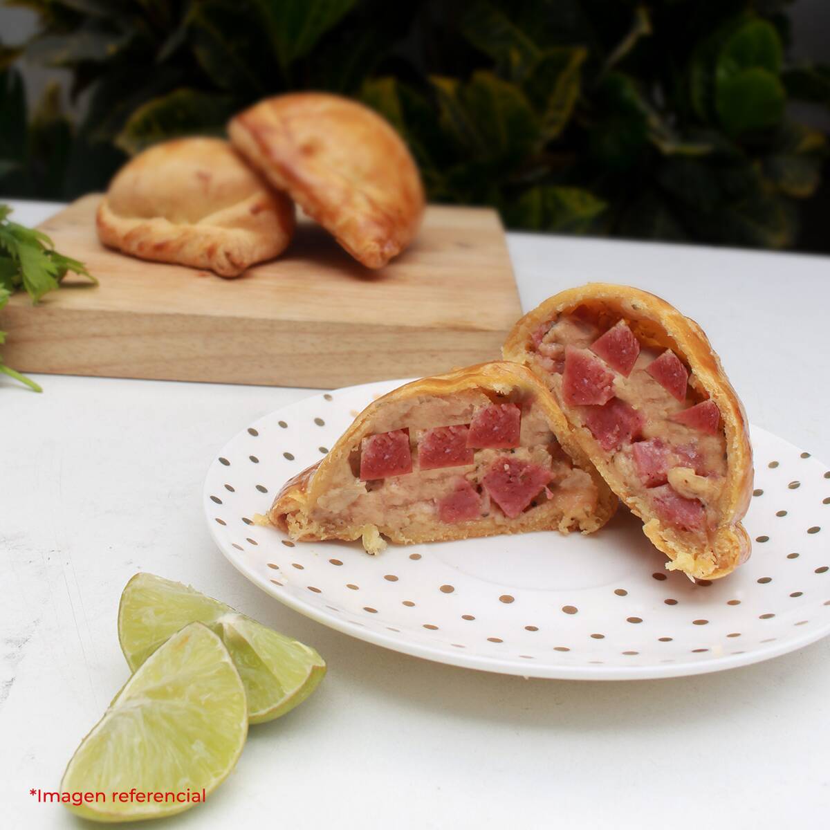 Empanada de chorizo con queso