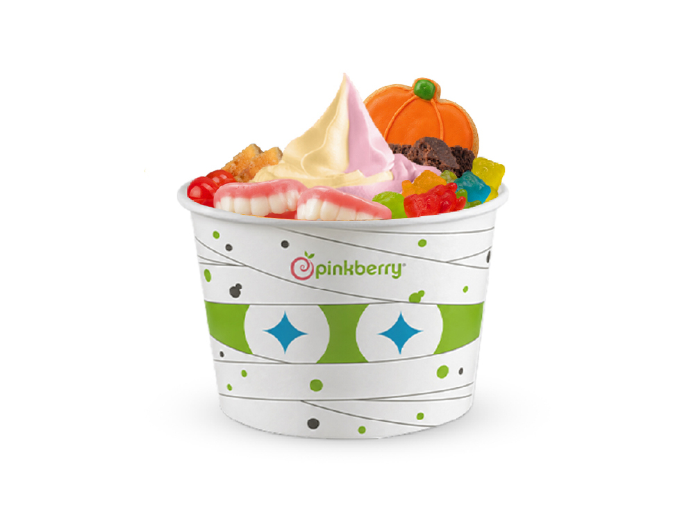Pinkberry Large 2 Sabores con Toppings