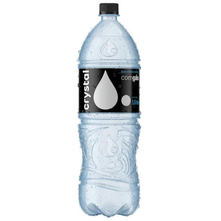 Garrafa d' água mineral com gás 500ml