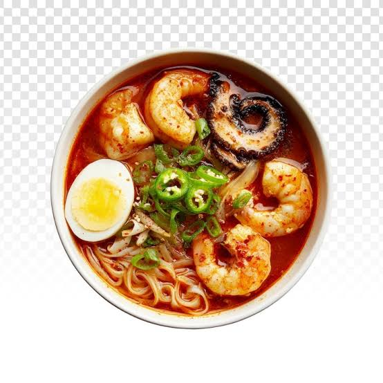 Ramen Camarón con pulpo
