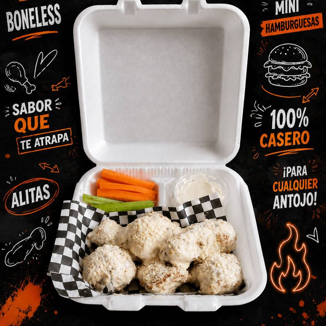 7 Boneless Ajo Parmesano