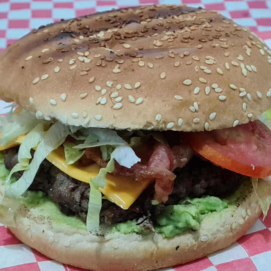 Hamburguesa al Carbon Sencilla