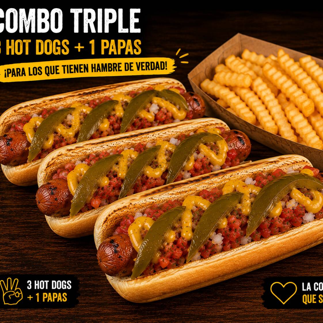 🌭🌭🌭 Combo Triple