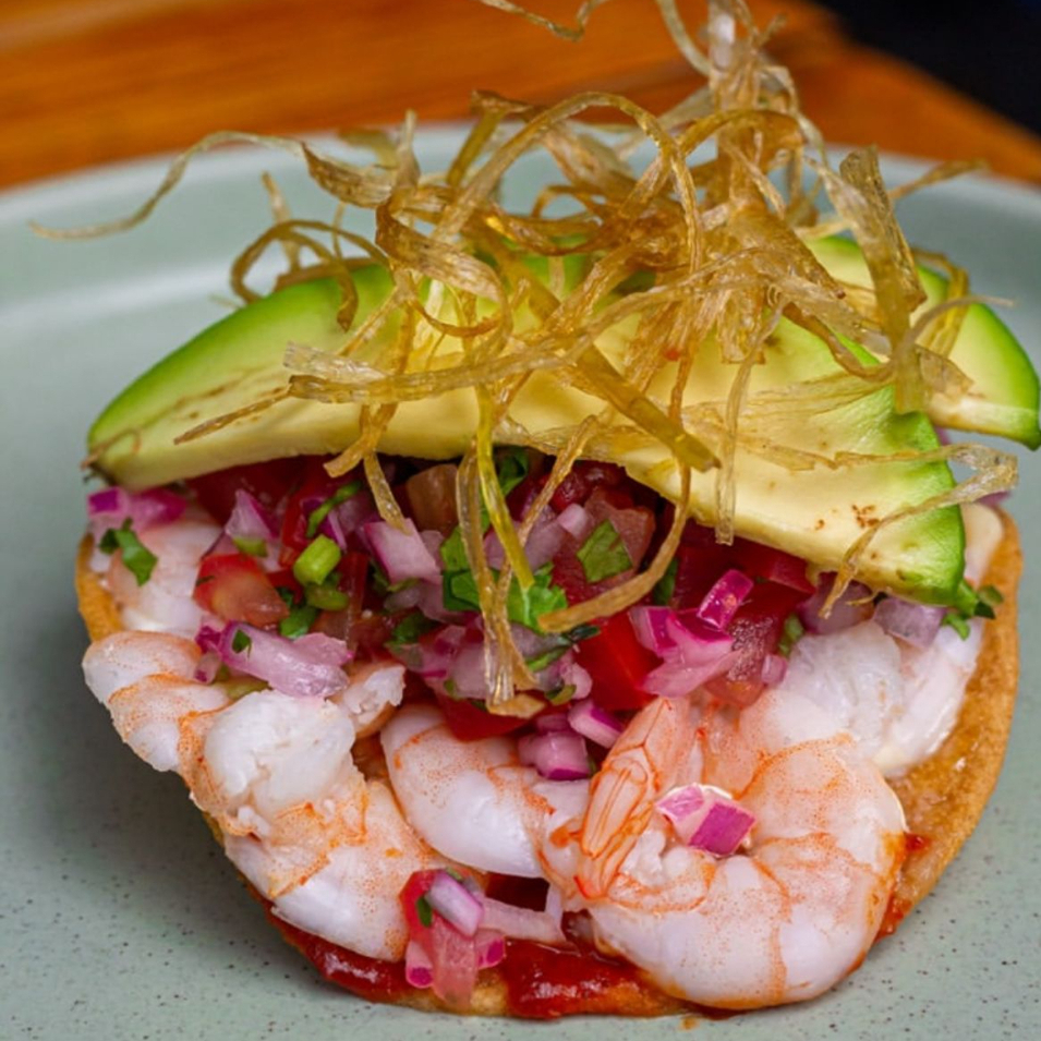 Tostada de Camarón
