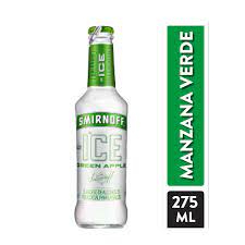 Coctel Smirnoff ICE Green Apple vidrio 275mL