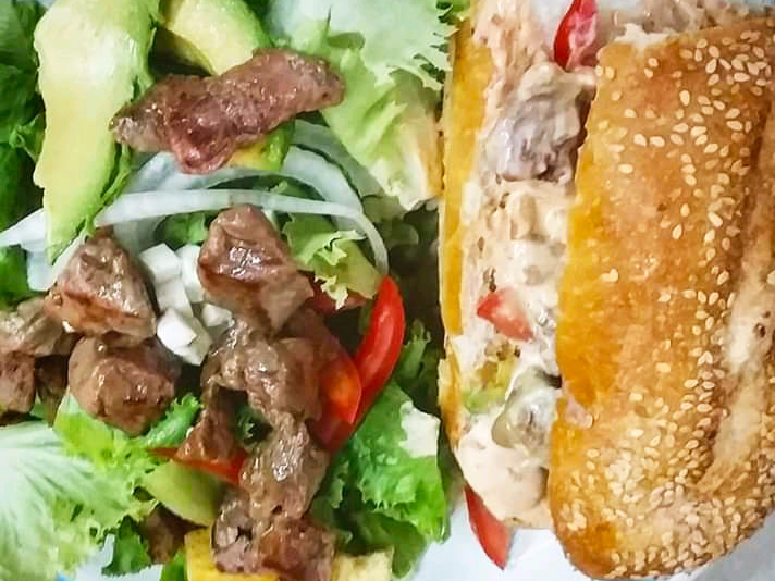 *Combo de Arrachera con Ensalada