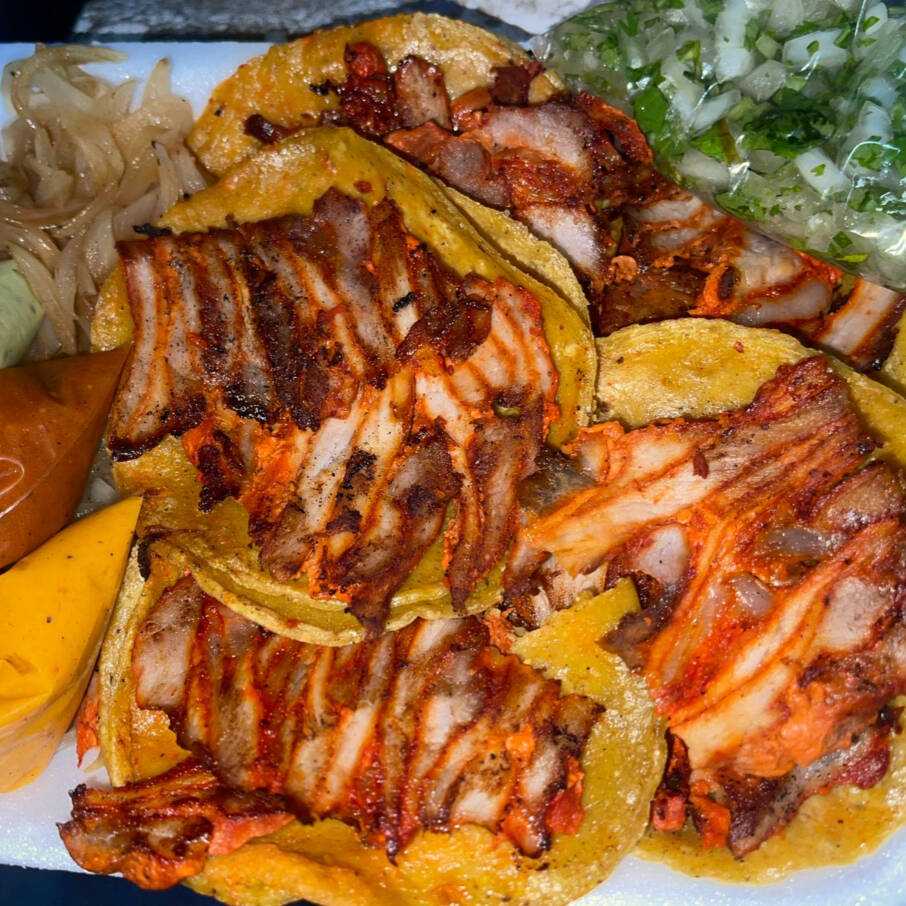PROMO 3 ORDENES DE TACOS DE TROMPO