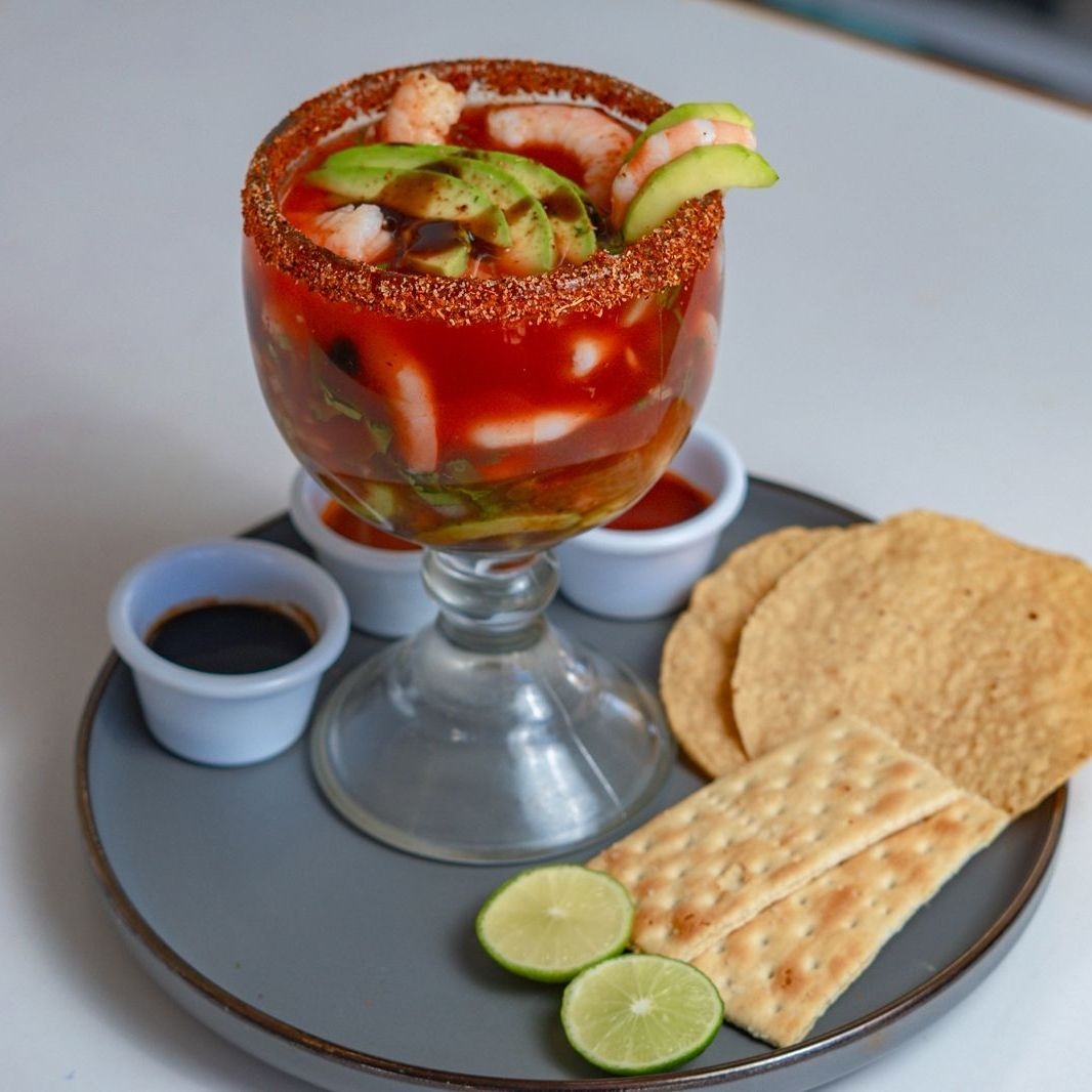 Cóctel Camarón con Pulpo