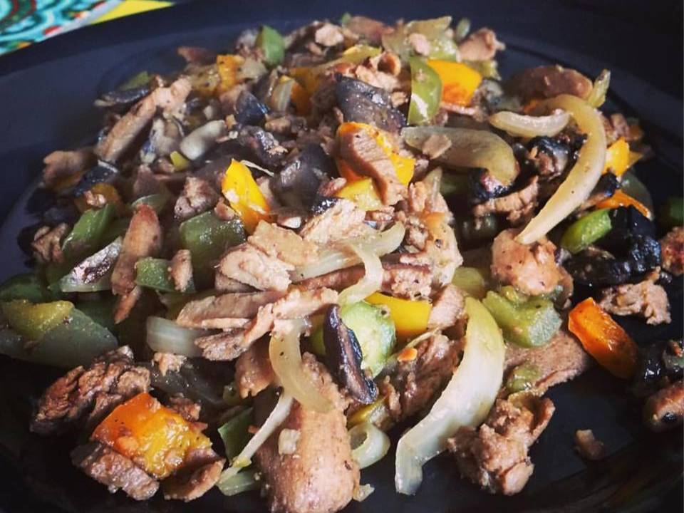Platillo de Alambre con Chorizo