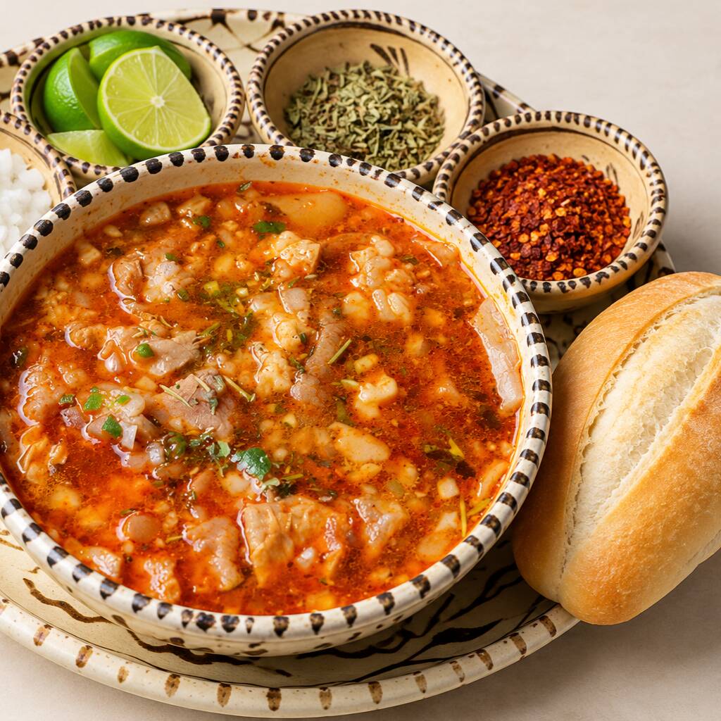 Menudo Rojo Norteño Estilo Chihuahua