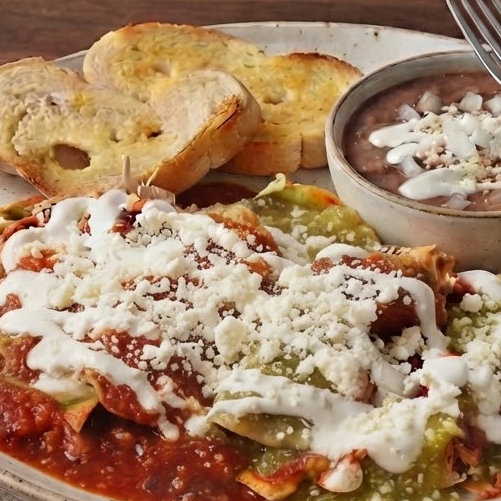 Chilaquiles Divorciados Sencillos