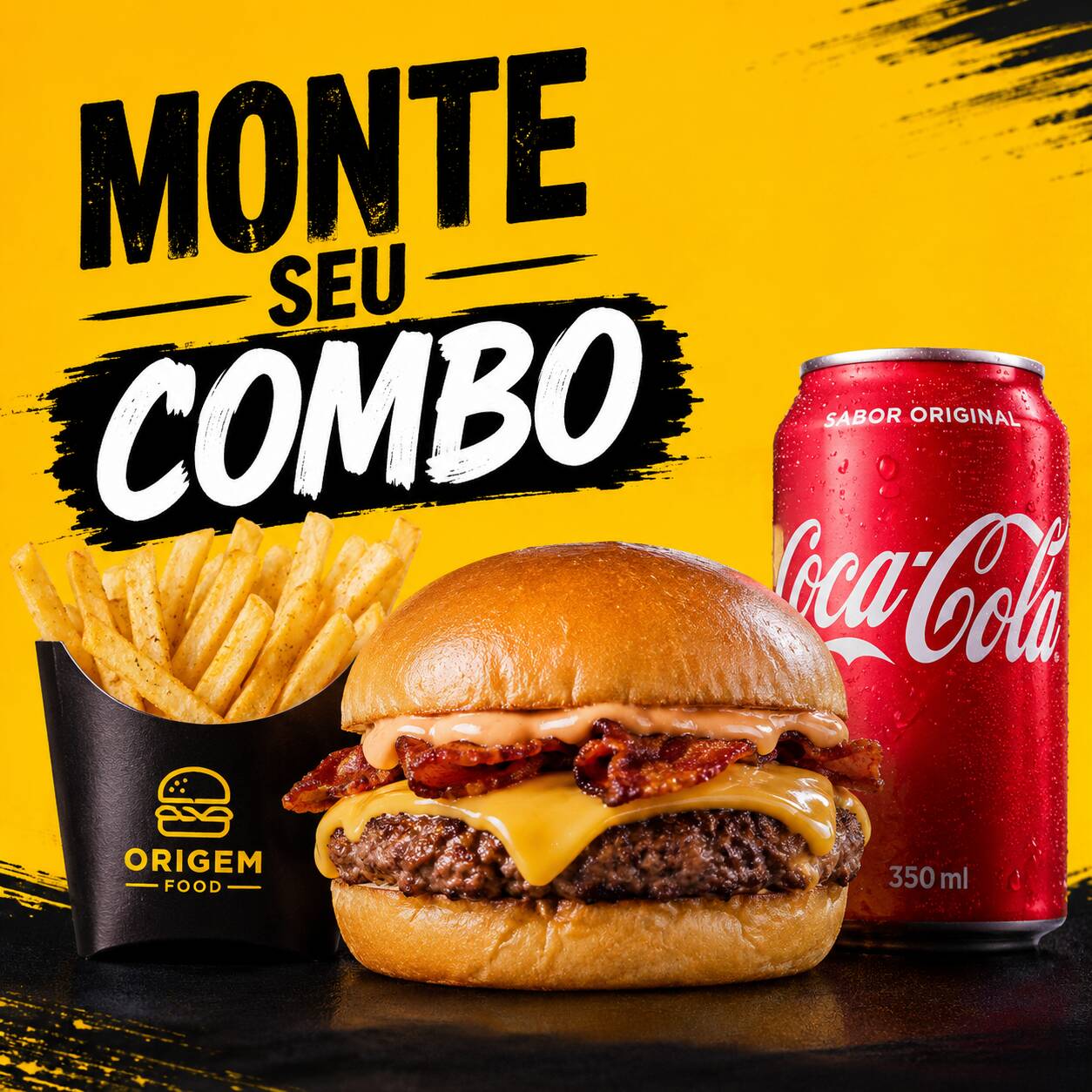 Personalize seu combo como quiser