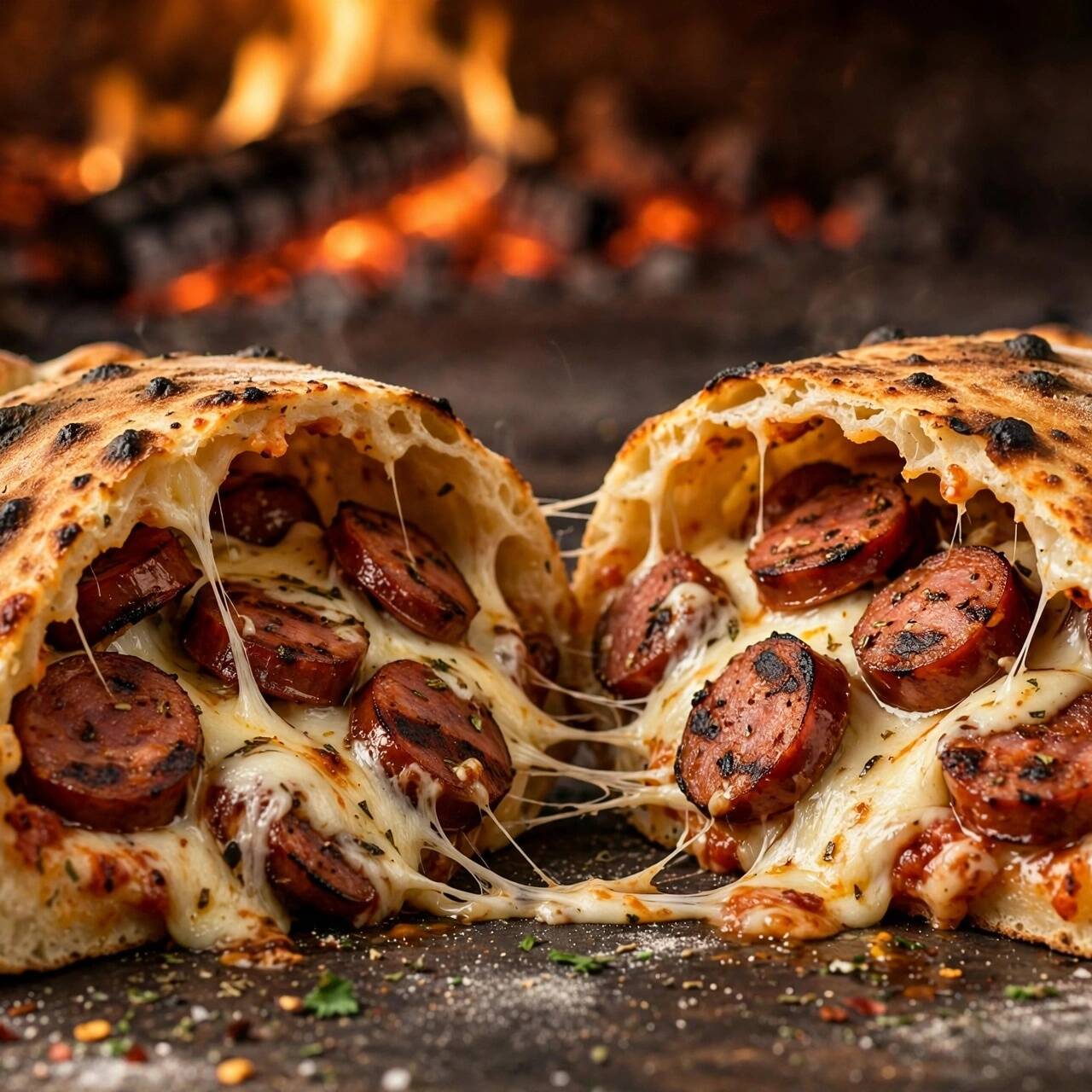Calzone de Chorizo Argentino