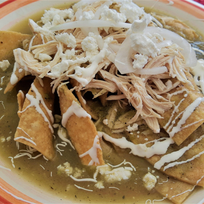 Chilaquiles Con Pollo