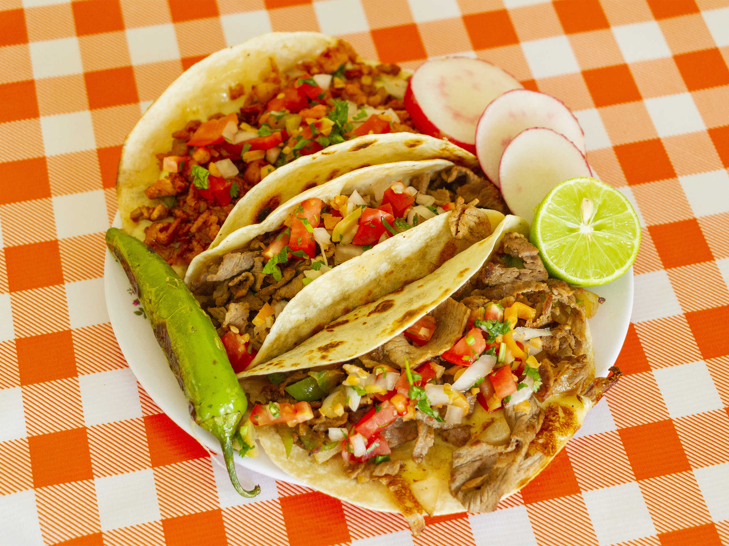 Quesadilla de Harina con Bistec
