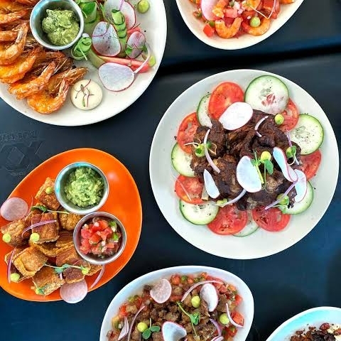 Ensalada de camaron seco