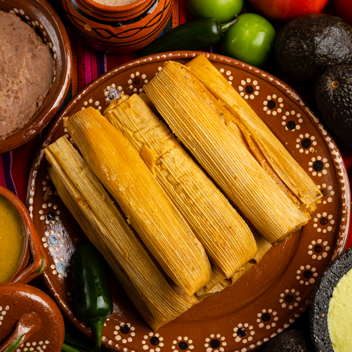 3 Tamales de Pollo