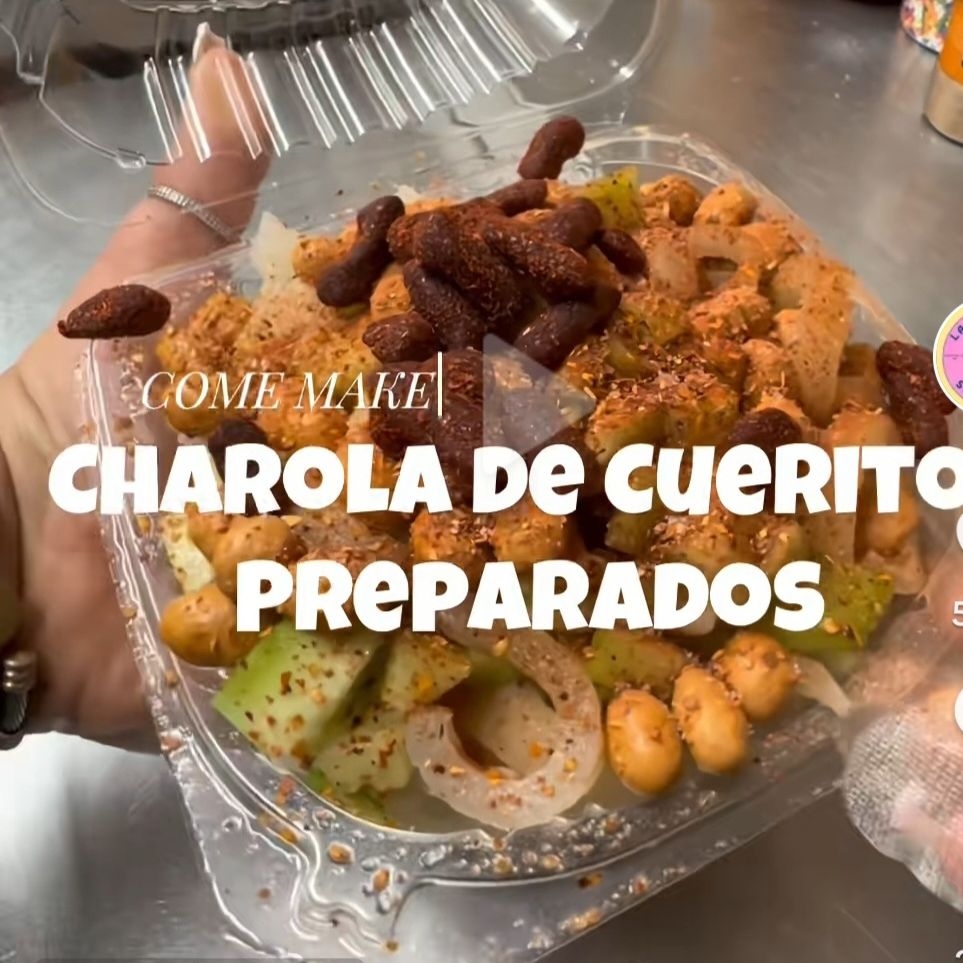 Charola de Cueritos Preparados 🐽🎀
