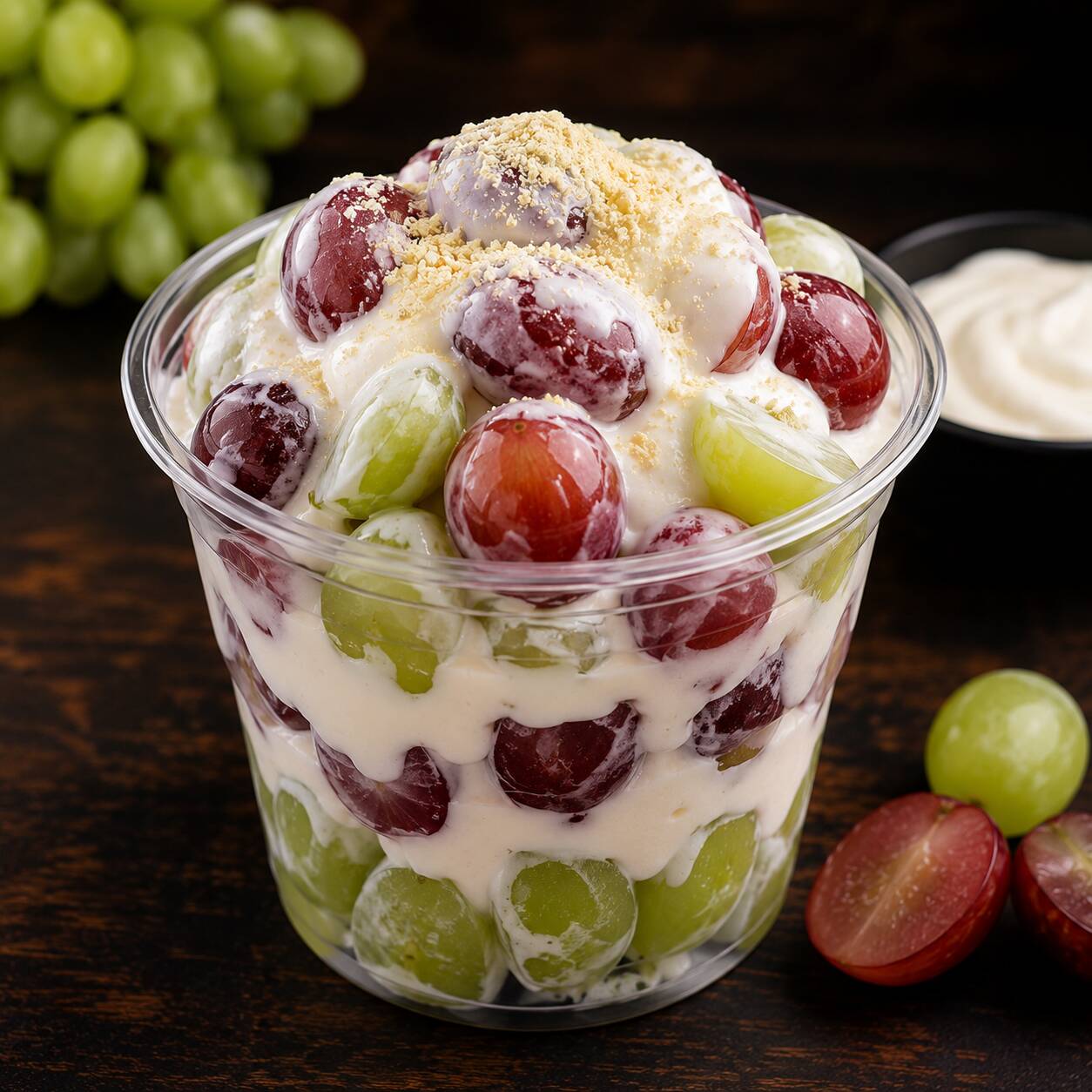 Uvas con Crema