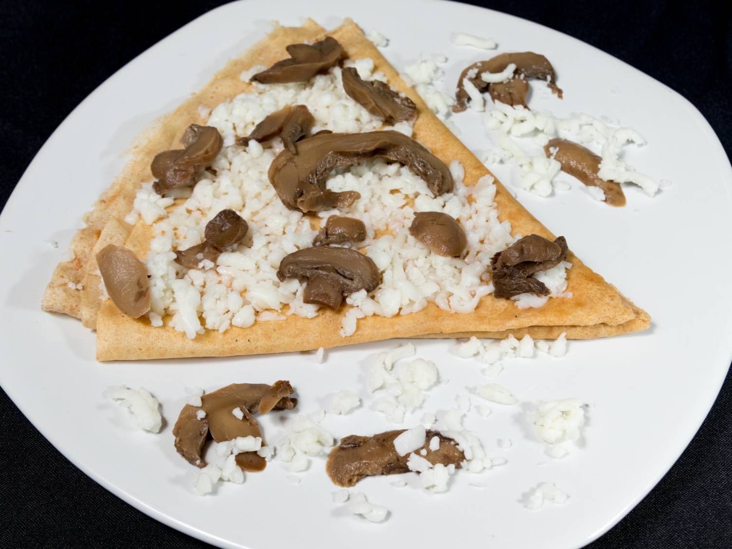 Queso con Champiñones