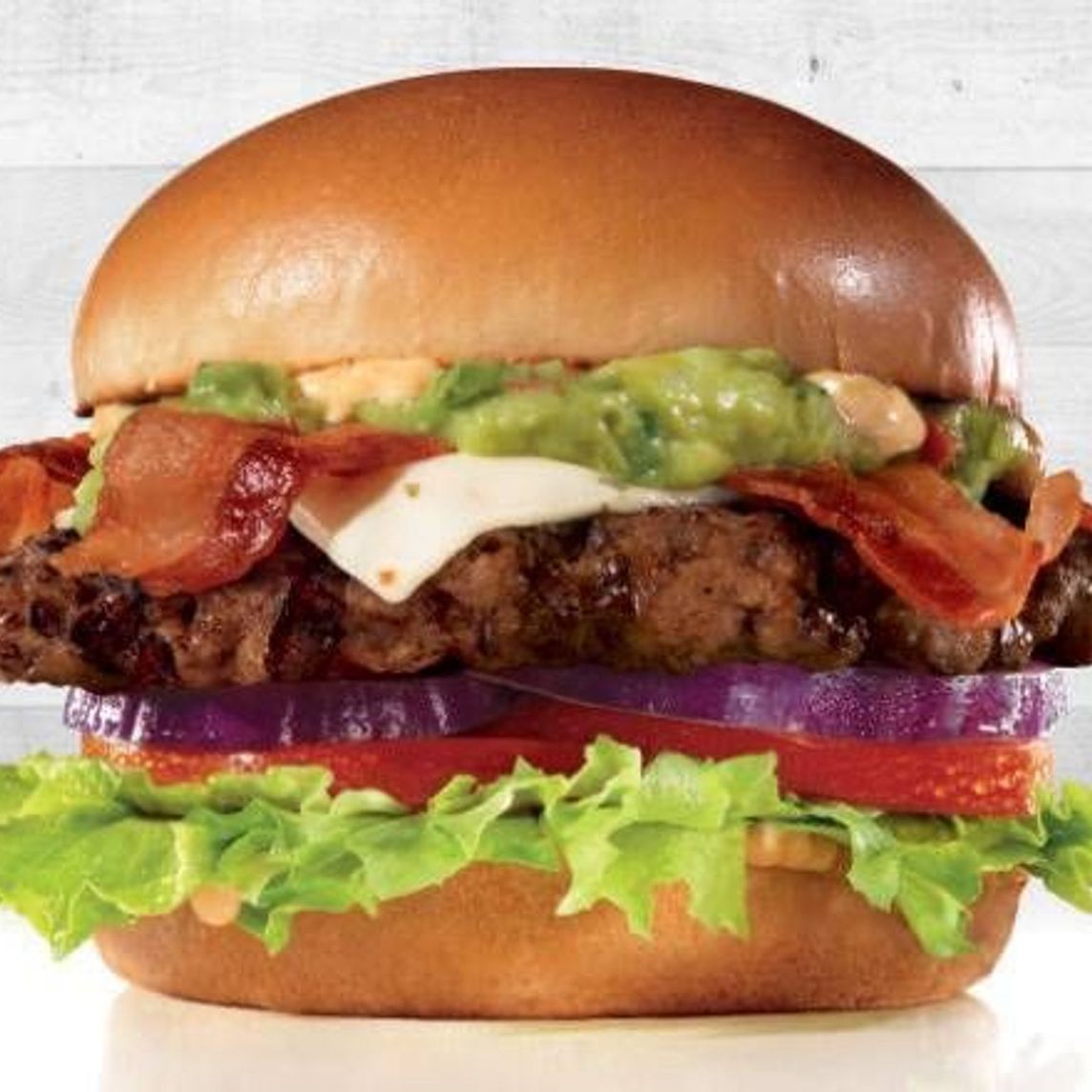 Guacamole bacon big angus burger